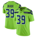 S.Seahawks #39 Ty Okada Player Green Limited Color Rush Home Game STECN Stitched Jerseys