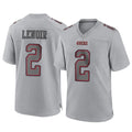 SF.49ers #2 Deommodore Lenoir Player Gray Atmosphere Fashion Home Game STECN Stitched Jerseys