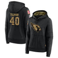 A.Cardinals #40 Pat Tillman Player Black Salute to Service Limited Hoodie STECN Stitched Jerseys