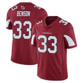 A.Cardinals #33 Trey Benson Player Cardinal Vapor Limited Home Game  STECN Stitched Jerseys