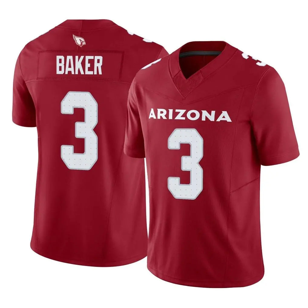 A.Cardinals #3 Budda Baker Player Cardinal Vapor F.U.S.E. Limited Home Game STECN Stitched Jerseys