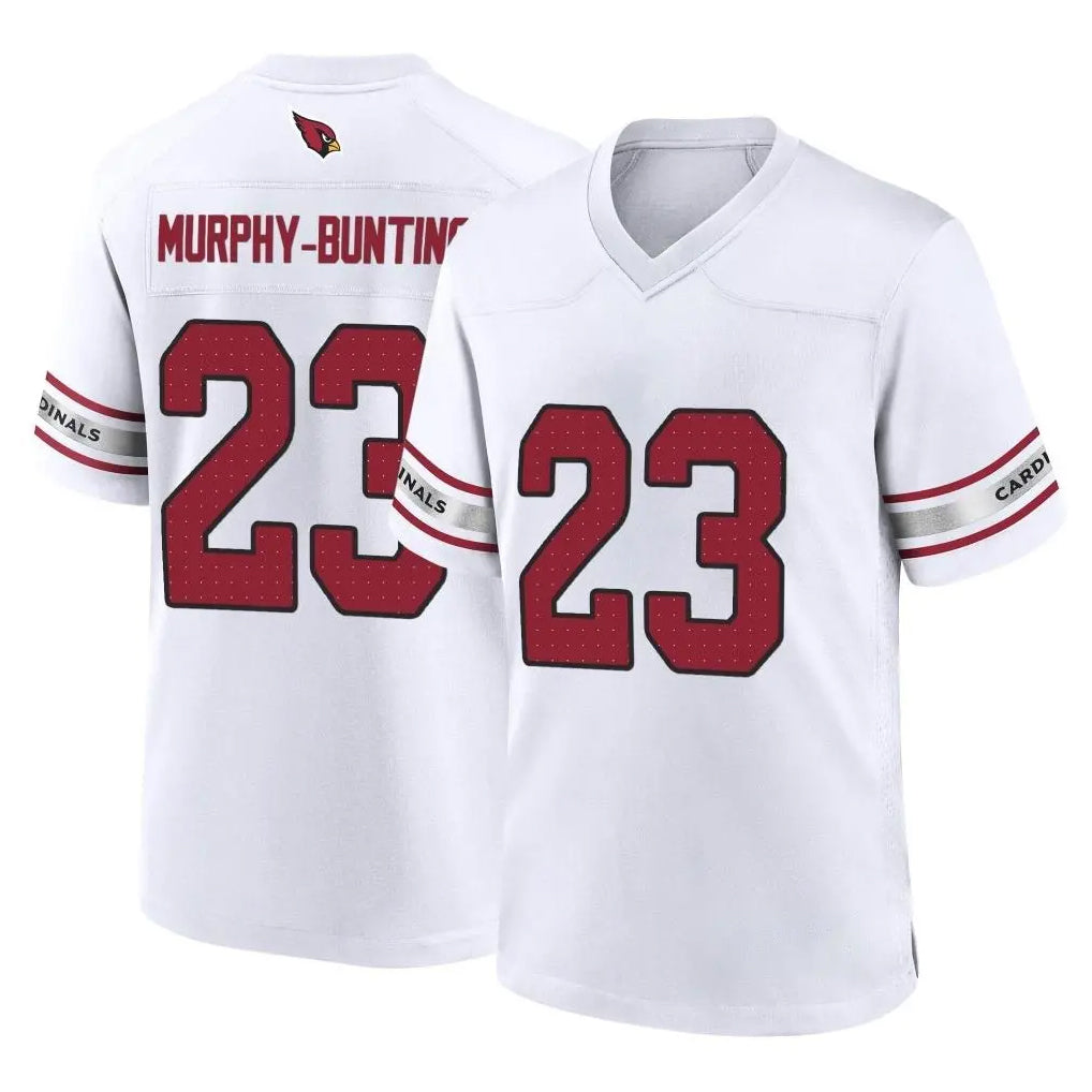 A.Cardinals #23 Sean Murphy-Bunting Player White Home Game STECN Stitched Jerseys