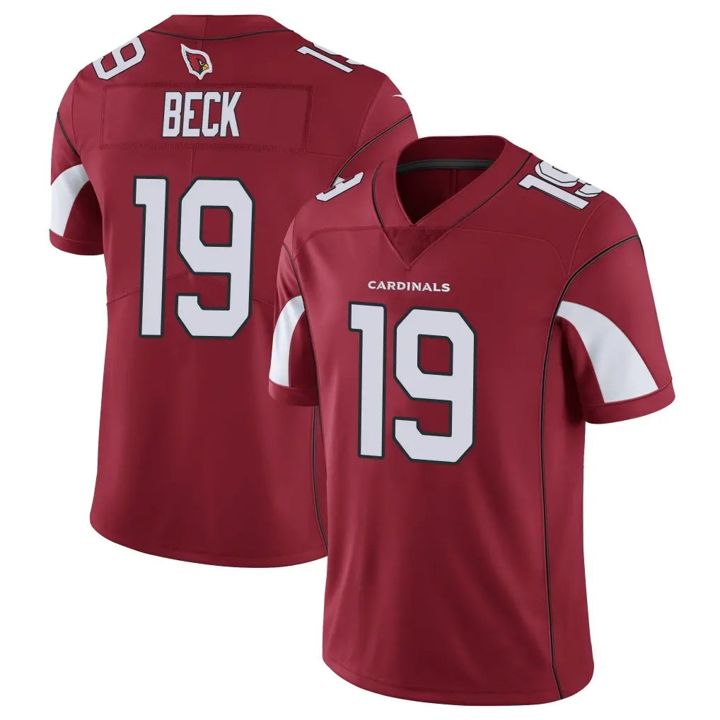 A.Cardinals #19 Carson Beck Player Cardinal Vapor Limited Home Game  STECN Stitched Jerseys