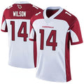 A.Cardinals #14 Michael Wilson Player White Limited Home Game STECN Stitched Jerseys