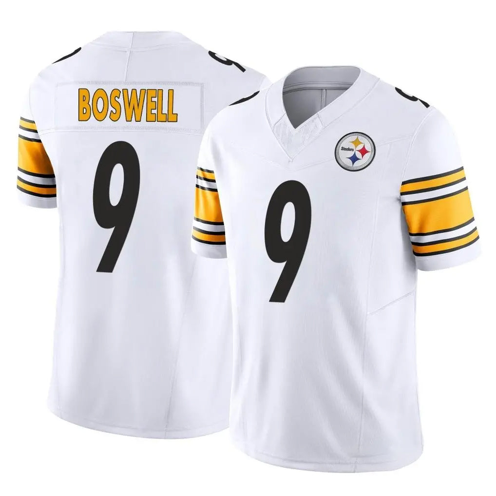P.Steelers #9 Chris Boswell Player White Limited Vapor F.U.S.E. Home Game STECN Stitched Jerseys