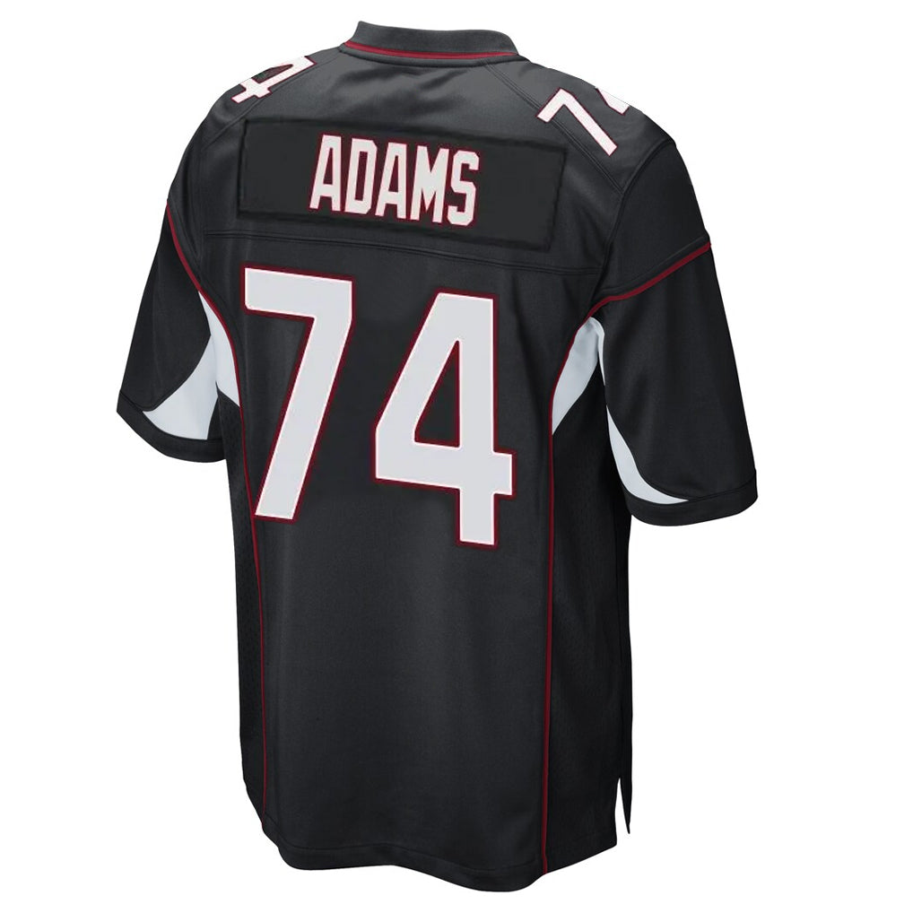 A.Cardinals #74 Isaiah Adams Player Black Home Game STECN Stitched Jerseys