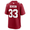 A.Cardinals #33 Trey Benson Player Cardinal Home Game STECN Stitched Jerseys
