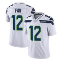 S.Seahawks #12 12th Fan Player White Limited Vapor Untouchable Home Game STECN Stitched Jerseys