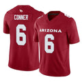 A.Cardinals #6 James Conner Player Cardinal Vapor F.U.S.E. Limited Home Game STECN Stitched Jerseys
