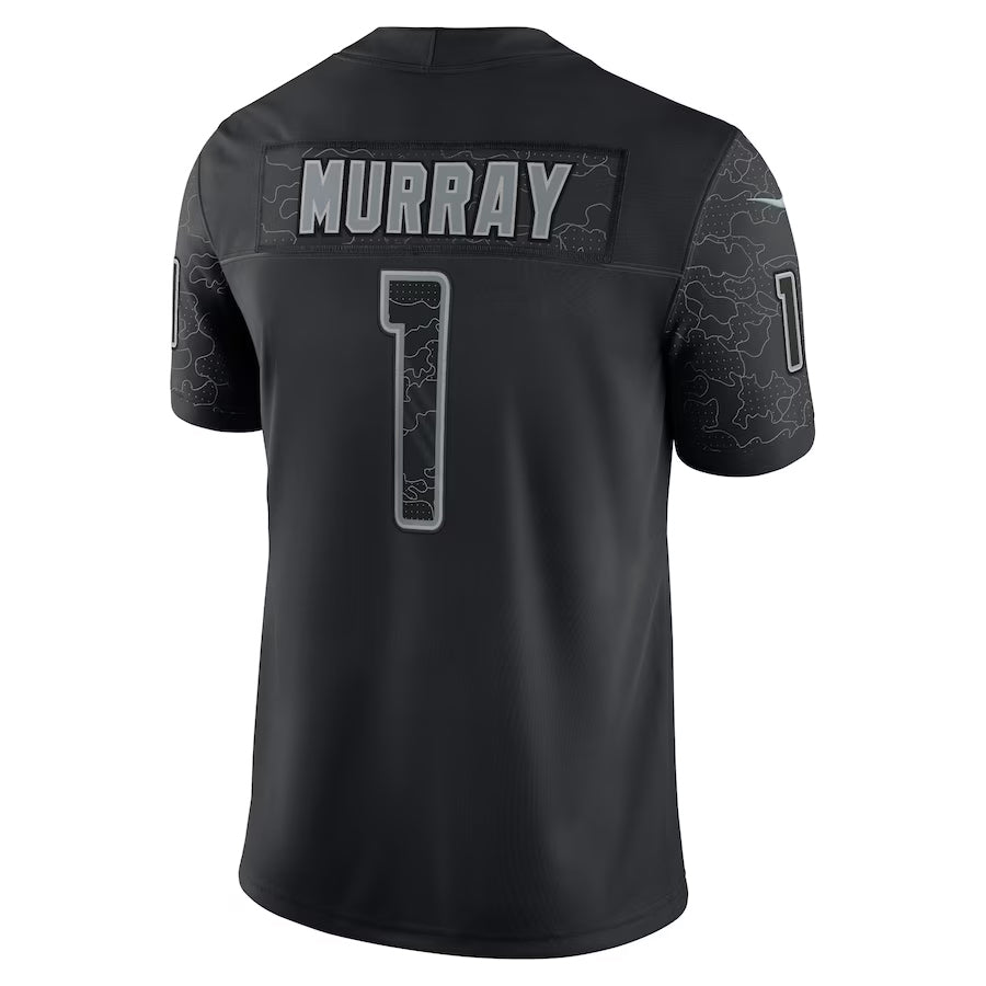 A.Cardinals #1 Kyler Murray Player Black RFLCTV Limited Home Game STECN Stitched Jerseys