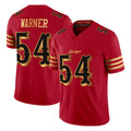 SF.49ers #54 Fred Warner Player Red Rivalries Vapor Limited Home Game STECN Stitched Jerseys