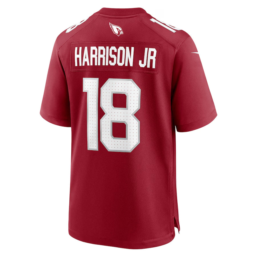 A.Cardinals #18 Marvin Harrison Jr. Player Cardinal Game STECN Stitched Jerseys