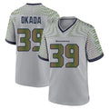 S.Seahawks #39 Ty Okada Player Grey 2025 Rivalries Collection Home Game STECN Stitched Jerseys