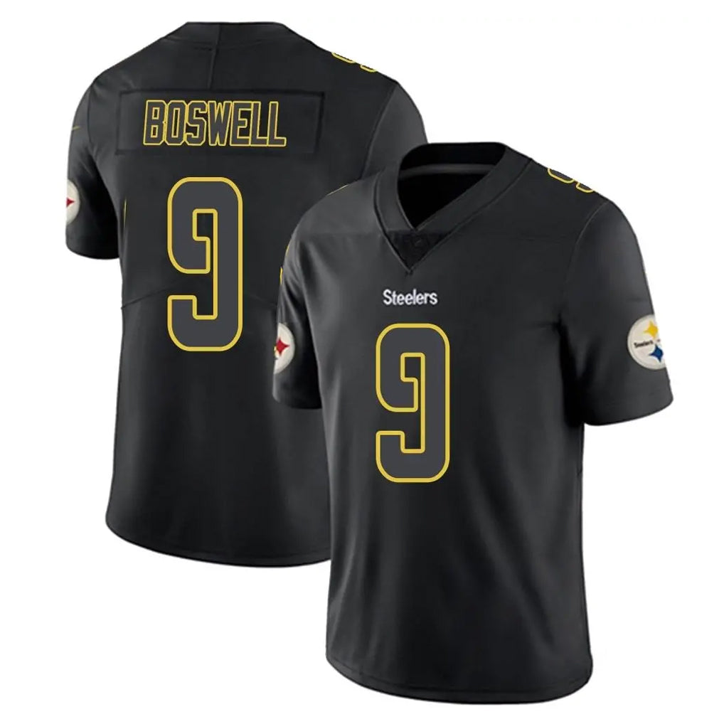 P.Steelers #9 Chris Boswell Player Black Impact Limited Home Game STECN Stitched Jerseys