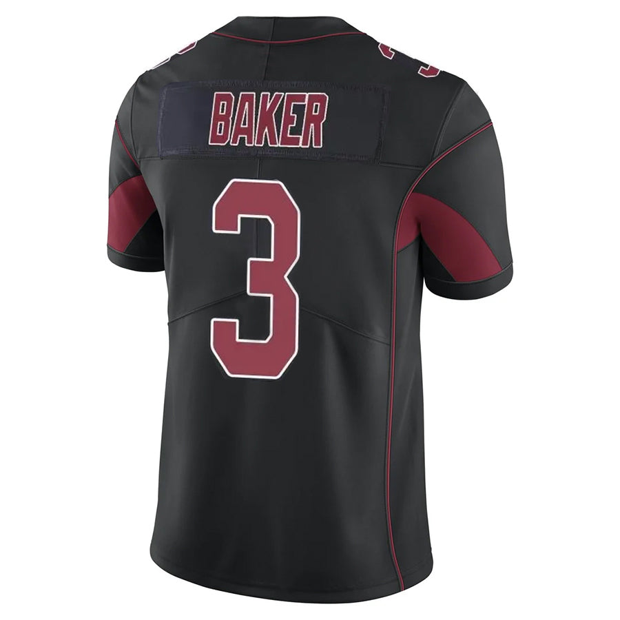 A.Cardinals #3 Budda Baker Player Black Limited Elite Home Game STECN Stitched Jerseys