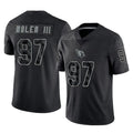 A.Cardinals #97 Walter Nolen III Player Black RFLCTV Limited Home Game STECN Stitched Jerseys