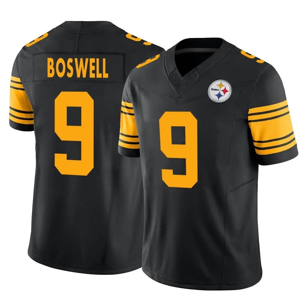 P.Steelers #9 Chris Boswell Player Black Limited 2nd Alternate Vapor F.U.S.E. Home Game STECN Stitched Jerseys