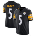 P.Steelers #5 Jalen Ramsey Player Black Limited Vapor Untouchable Home Game STECN Stitched Jerseys