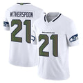 S.Seahawks #21 Devon Witherspoon Whitel Rivalries Vapor Limited Home Game STECN Stitched Jerseys