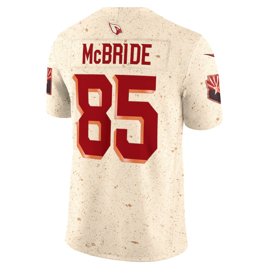 A.Cardinals #85 Trey McBride Player Rivalries Collection Vapor Limited STECN Stitched Jerseys