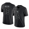 A.Cardinals #19 Carson Beck Player Black RFLCTV Limited Home Game STECN Stitched Jerseys