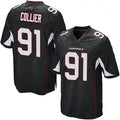 A.Cardinals #91 L.J. Collier Player Black Game STECN Stitched Jerseys
