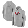 SF.49ers ## 49ers Blank Player Gray LOGO Pullover Hoodies Home Game STECN Stitched Jerseys