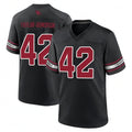 A.Cardinals #42 Dadrion Taylor-Demerson Player Black Home Game STECN Stitched Jerseys