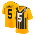 P.Steelers #5 Jalen Ramsey Player Gold Limited 1933 Throwback Home Game STECN Stitched Jerseys