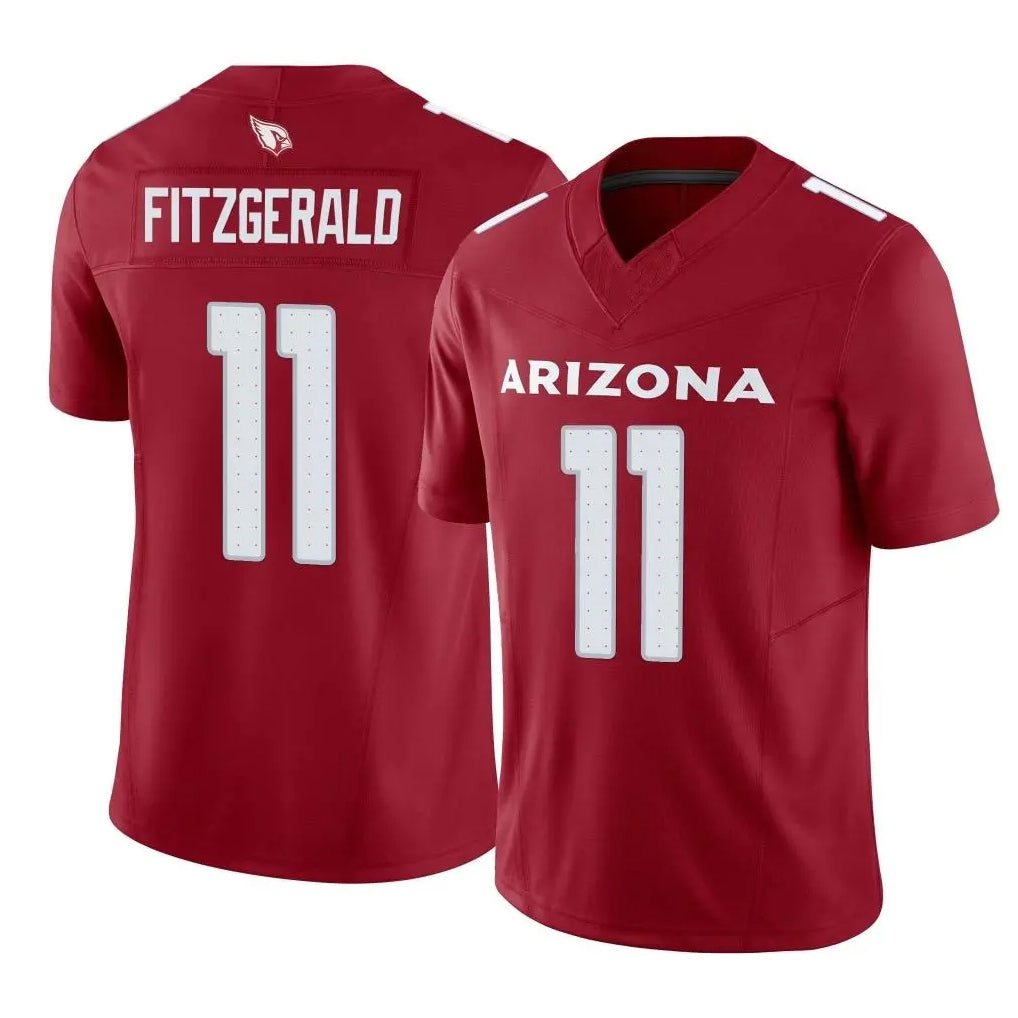 A.Cardinals #11 Larry Fitzgerald Player Cardinal Vapor F.U.S.E. Limited Home Game STECN Stitched Jerseys