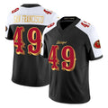 SF.49ers #49 The Faithful Player White-Black 2025 Rivalries Collection Game Limited STECN Stitched Jerseys