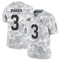 A.Cardinals #3 Budda Baker Player Camo Salute to Service Limited STECN Stitched Jerseys