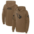 A.Cardinals ## Cardinals Blank Player Brown Salute To Service Limited Hoodies STECN Stitched Jerseys