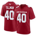 A.Cardinals #40 Pat Tillman Player Cardinal Game Home STECN Stitched Jerseys