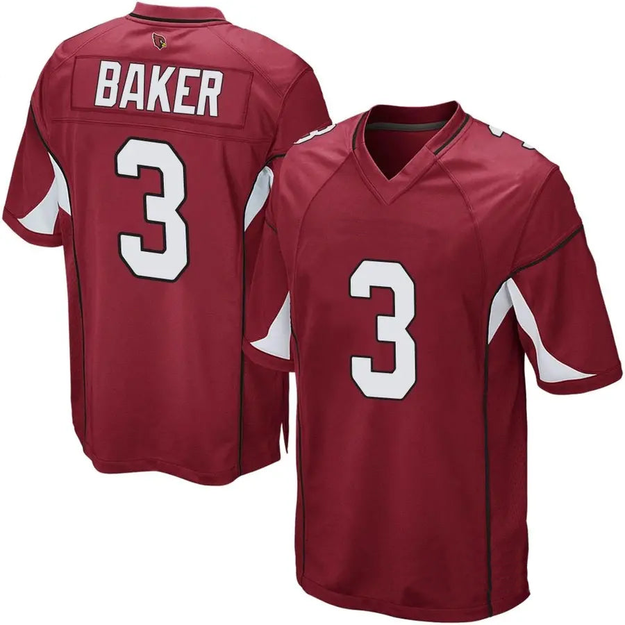 A.Cardinals #3 Budda Baker Player Cardinal Home Game STECN Stitched Jerseys
