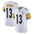 P.Steelers #13 Rico Dowdle Player White Limited Vapor Untouchable Home Game STECN Stitched Jerseys