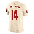 A.Cardinals #14 Michael Wilson Player Cream Rivalries Collection Vapor Limited Home Game STECN Stitched Jerseys