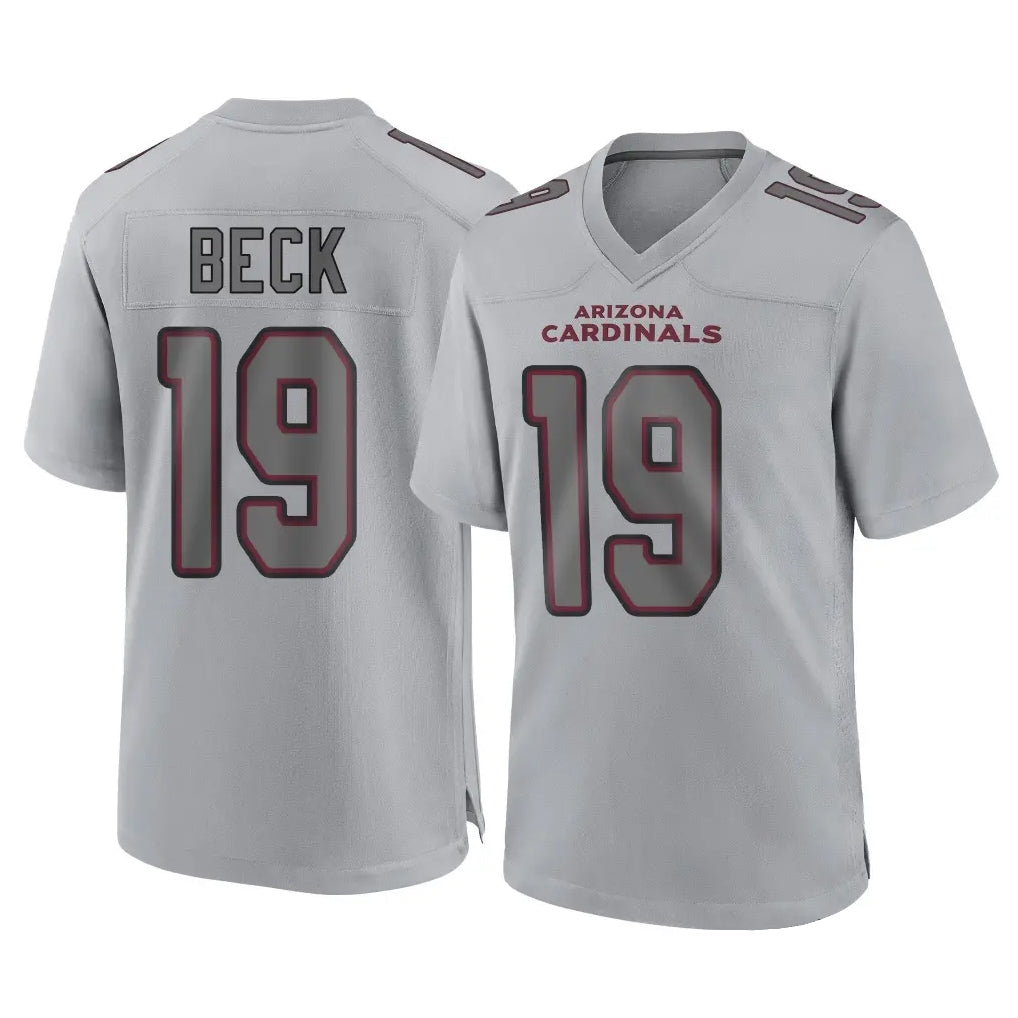 A.Cardinals #19 Carson Beck Player Gray Fashion Home Game STECN Stitched Jerseys