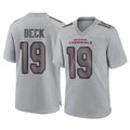 A.Cardinals #19 Carson Beck Player Gray Fashion Home Game STECN Stitched Jerseys