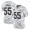 A.Cardinals #55 Dante Stills Player Camo Salute to Service Limited Home STECN Stitched Jerseys