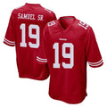 SF.49ers #19 Deebo Samuel Sr. Player Red Home Game STECN Stitched Jerseys