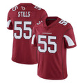 A.Cardinals #55 Dante Stills Player Cardinal Vapor Limited Home Game  STECN Stitched Jerseys