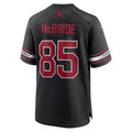 A.Cardinals #85 Trey McBride Player Black Alternate Game STECN Stitched Jerseys