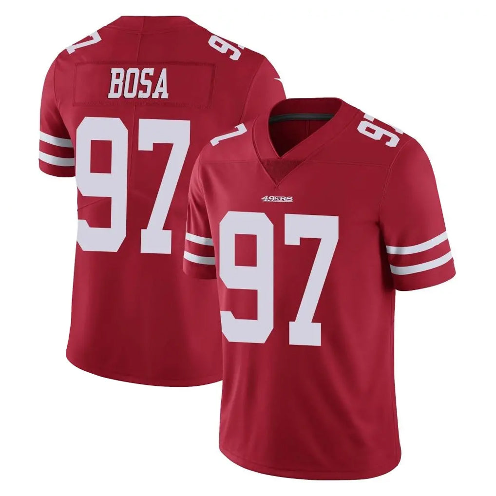 SF.49ers #97 Nick Bosa Player Red Limited Vapor Untouchable Home Game STECN Stitched Jerseys