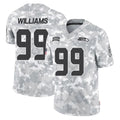S.Seahawks #99 Leonard Williams Player Arctic Camo Limited Salute To Service Home Game STECN Stitched Jerseys