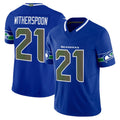 S.Seahawks #21 Devon Witherspoon Player Royal Rivalries Vapor Limited Home Game STECN Stitched Jerseys