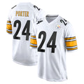 P.Steelers #24 Joey Porter Jr. Player White Home Game STECN Stitched Jerseys