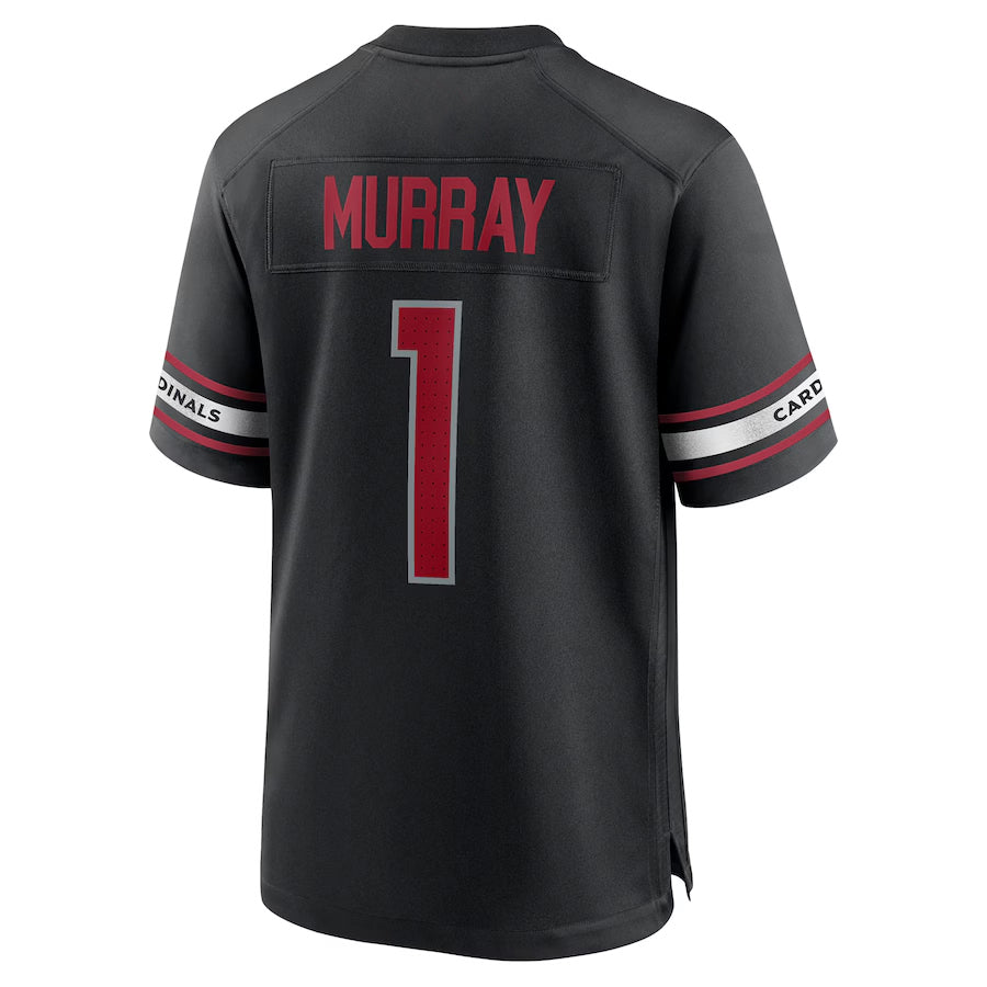 A.Cardinals #1 Kyler Murray Player Black Alternate Game STECN Stitched Jerseys