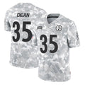 P.Steelers #35 Jamel Dean Player Arctic Camo Limited Salute To Service Home Game STECN Stitched Jerseys