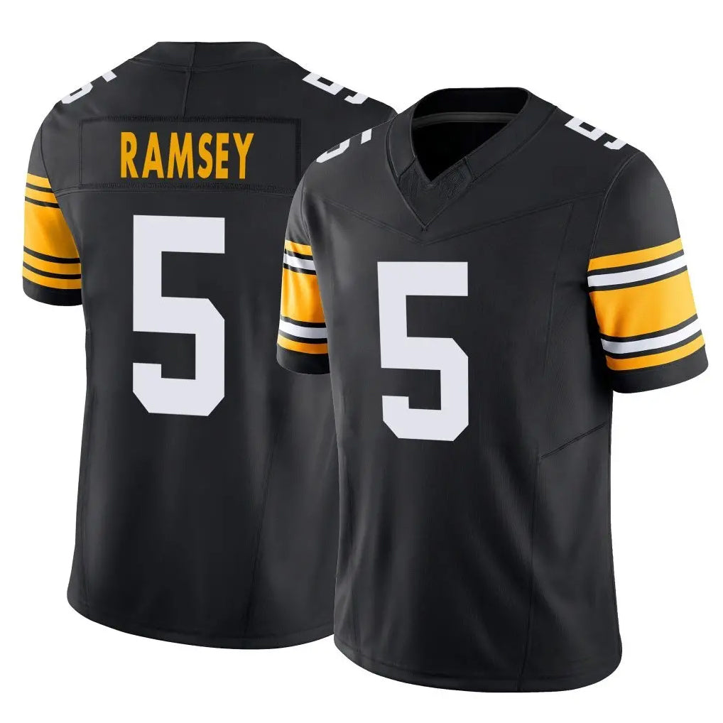 P.Steelers #5 Jalen Ramsey Player Black Limited Alternate Vapor F.U.S.E. Home Game STECN Stitched Jerseys